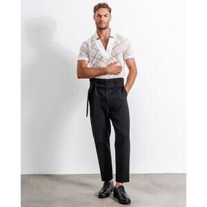 ORTTU Brunello Pants Black Pants - Size S waist Tie